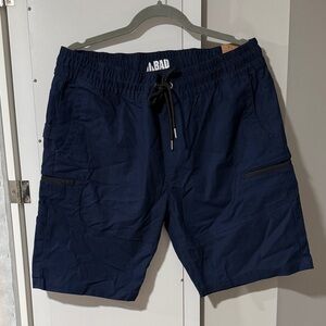 Men's Dark Blue Cargo Shorts